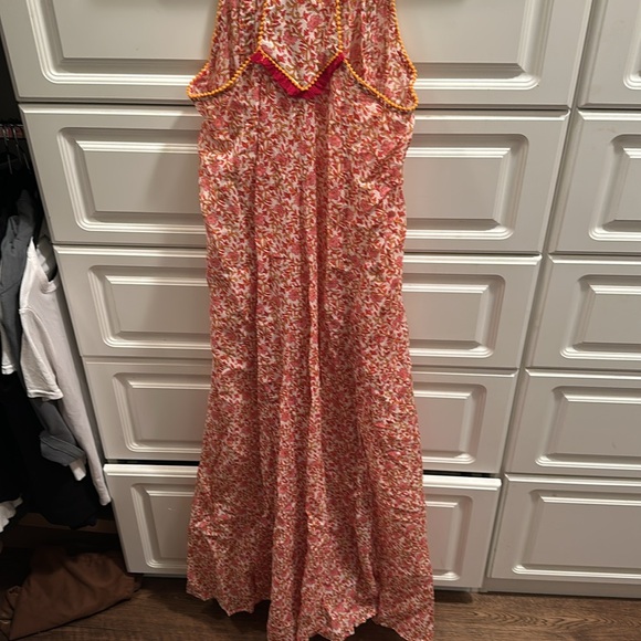NWT Poupette St Barth Nava Long Dress in Pink - Picture 13 of 14